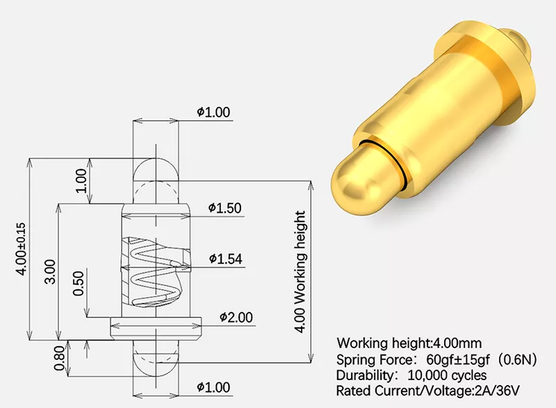 Double-ended Pogo Pin standard product 03